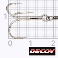 Крючки ассисты Decoy WA-21 Wire Treble Assist M 2шт