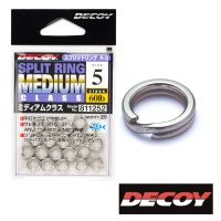 Заводные кольца Decoy Split Ring Medium Class #4 22.5kg 20шт