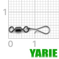 Застежки с вертлюгом Yarie 527 Aji Meba Snap Roll #L 5lb 2.3kg 4шт