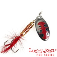 Блесна вертушка Lucky John Spin X Round 3 8gr SX1