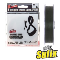 Шнур Sufix X8 Green 150m #0.6 15lb 0.128mm 6.9kg