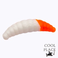 Мягкие приманки Cool Place Maggot 40mm сыр 19 white orange
