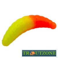 Мягкие приманки Trout Zone Maggot 1.6 Chartreuse Orange 10шт