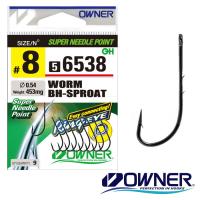 Крючки одинарные Owner 56538 BC Worm BH-Sproat 10 10шт