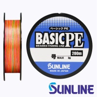 Шнур Sunline Basic PE HG 200m multicolor #2.5 40lb 0.270mm 18.7kg