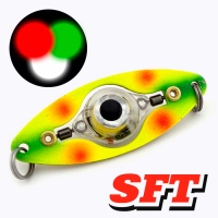 Блесна светящаяся SFT Booster T FT 5.5cm 10gr триколор