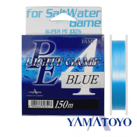 Шнур Yamatoyo Light Game PE X4 150m blue #0.25 5lb 0.08mm 2.3kg