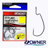 Крючки офсетные Owner 4115 Large Eye Offset 2 6шт
