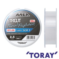 Леска Toray Area Trout Real Fighter Nylon Super Soft 100m 3.5lb 0.128mm 1.75kg