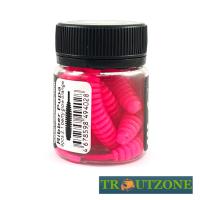 Мягкие приманки Trout Zone Ribber Pupa 2.1 Berry Glow Orange 6шт