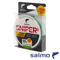 Шнур Salmo Sniper Bp All R Braid Х4 120m Grass Green #1 0.17mm 10kg Шнур Salmo Sniper Bp All R Braid Х4 120m Grass Green #1 0.17mm 10kg