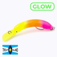 Воблер Kokonoe Kokonyoro Chibi Tehepero Glow (Trout Island Original Color)