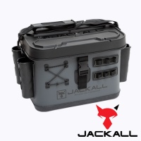 Баккан Jackall Timon Tackle Container R M-size #Dark Gray (с держателями)