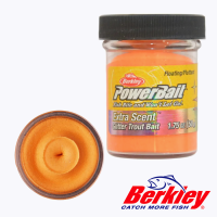Форелевая паста Berkley PowerBait Extra Scent #Fluoro Orange сыр