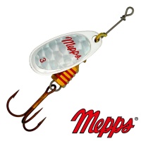 Блесна вертушка Mepps Comet Rainbo 3 AG 6.5gr Серебро Голограмма