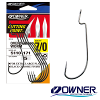 Крючки офсетные Owner 5110 Oversize Hook 11/0 4шт