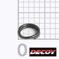 Заводные кольца Decoy R-20 Areate Ring #0 6lb 15шт