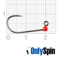Форелевые джиг-головки OnlySpin Decoy AH-12 безбородые #6 0.1gr красный 3шт
