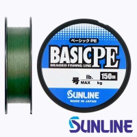 Шнур Sunline Basic PE HG 150m dark green #3 50lb 0.296mm 22kg