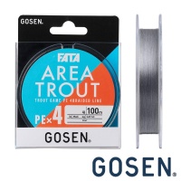 Шнур Gosen Fata Area Trout PEx4 100m gray #0.4 10lb 0.104mm 4.5kg