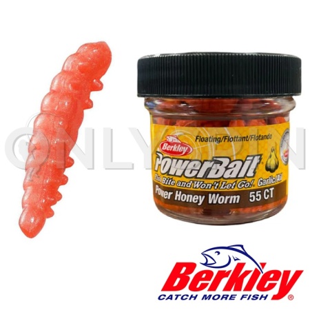 Мягкие приманки Berkley Power Garlic Honey Worm 25 Orange