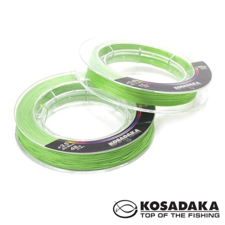 Шнур Kosadaka Super Line PE X4 150m Light green 0.16mm 8.6kg