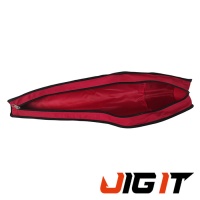 Чехол Jig It для зимних удилищ полужесткий Red 80cm
