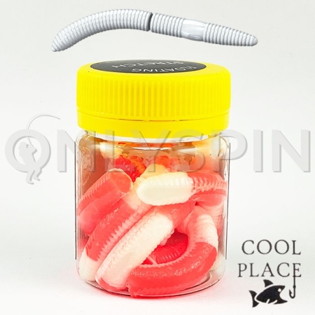 Мягкие приманки Cool Place Stretch Floating 65mm сыр white red