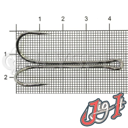 Крючки двойные Jig It Long Double Hooks #3/0 10шт