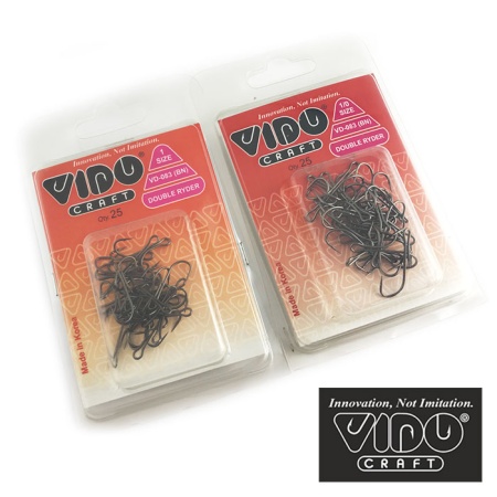 Крючки двойные Vido Craft VD-083 BN Double Ryder 1 25шт Крючки двойные Vido Craft VD-083 BN Double Ryder 1 25шт
