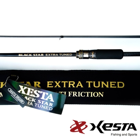Спиннинг Xesta Black Star Extra Tuned 2.24m 1-20gr S74MX-T Super Multi Friction