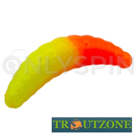 Мягкие приманки Trout Zone Maggot 1.6 Chartreuse Orange 10шт
