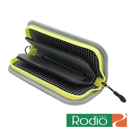 Кошелек для блесен Rodio Craft Carbon Wallet Medium silver/chartreus