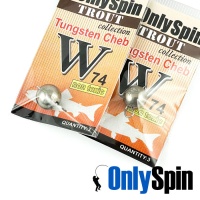 Груз Onlyspin чебурашка вольфрамовая черная 4gr 3шт