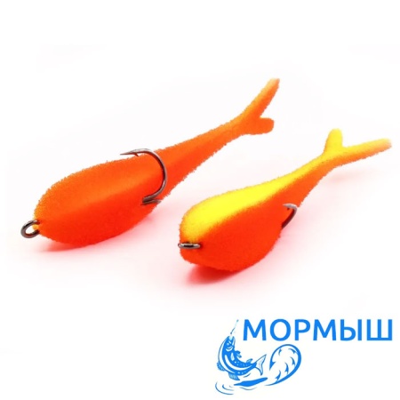 Поролоновые рыбки Мормыш Слаг с открытым двойником 20cm 47 2шт