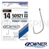 Крючки одинарные Owner 50921 Penny Hook 12 11шт