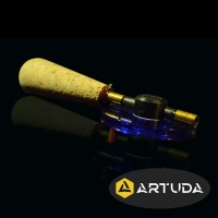 Зимняя удочка Artuda Трио S желтая