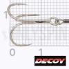 Крючки ассисты Decoy WA-21 Wire Treble Assist S 2шт
