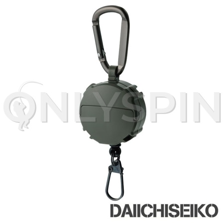 Ретривер Daiichiseiko Carabiner Reel & Micro Case foliage green