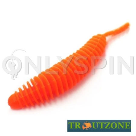 Мягкие приманки Trout Zone Ribber Pupa 1.8 Orange 10шт