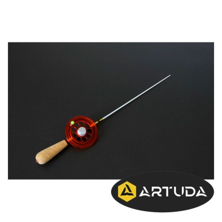 Зимняя удочка Artuda Трио L желтая