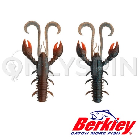 Мягкие приманки Berkley Hollow Craw 70 Dark Cray Uv Claw 8шт