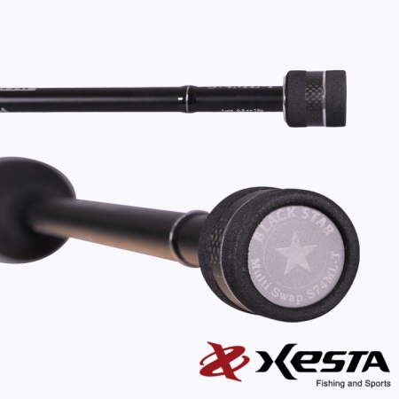 Спиннинг Xesta Black Star 2025 S74ML-T 2.24m 0.8-12gr Multi Swap