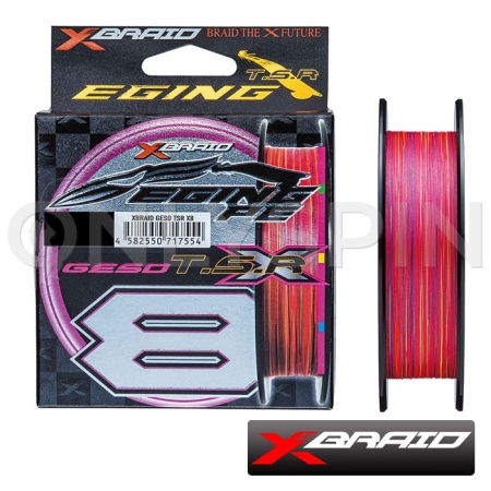 Шнур X-Braid Geso TSR X8 150m multicolor #0.6 13.5lb 0.128mm 6.1kg