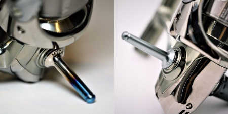 Упор для катушек MTCW Reel Stand Body Bumper Shaft #titanium blue Упор для катушек MTCW Reel Stand Body Bumper Shaft #titanium blue