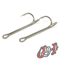 Крючки двойные Jig It Long Double Hooks #8 10шт