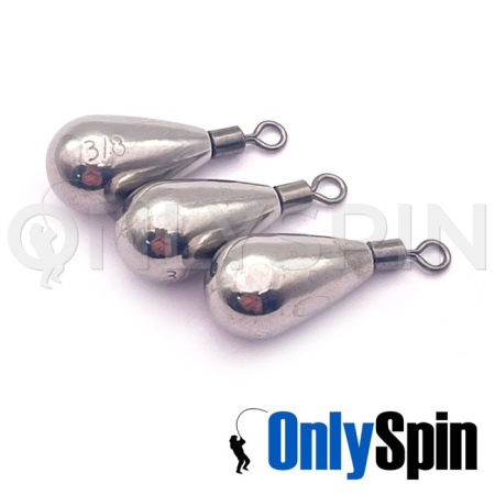 Груз Onlyspin Капля вольфрамовая 2.7gr 5шт
