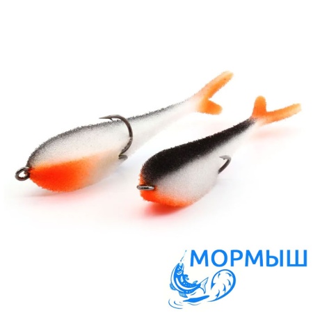 Поролоновые рыбки Мормыш Слаг с открытым двойником 18cm 01 2шт