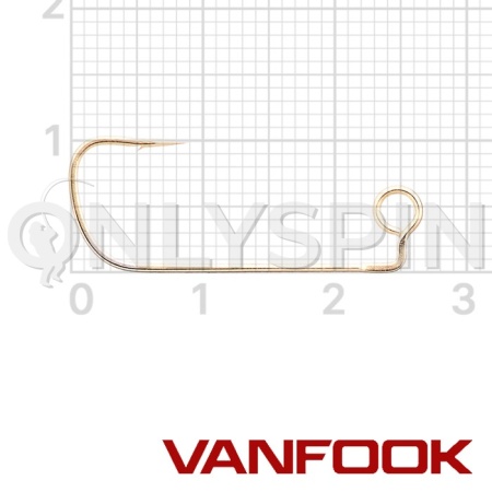 Крючки для джиг-головок Vanfook AJ-21G #2 10шт