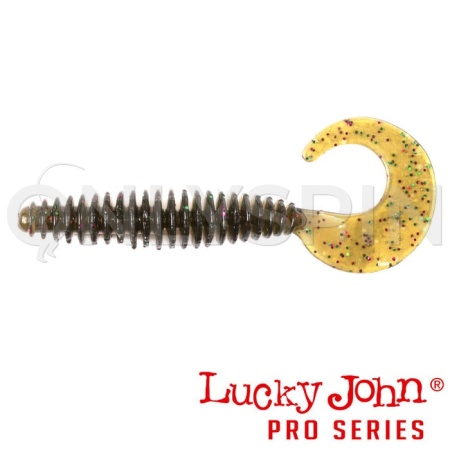 Мягкие приманки Lucky John Ultraworm Curly 2 PA03 10шт